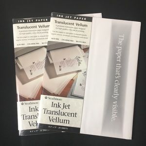 🟣FINAL MARKDOWN🟣 Translucent Vellum Paper -2pack